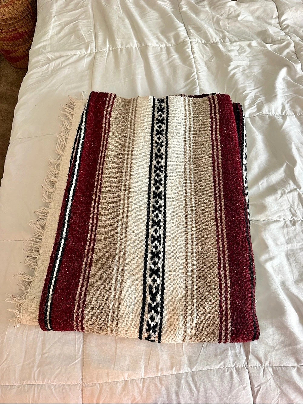 Plaid Fringe throw blankets